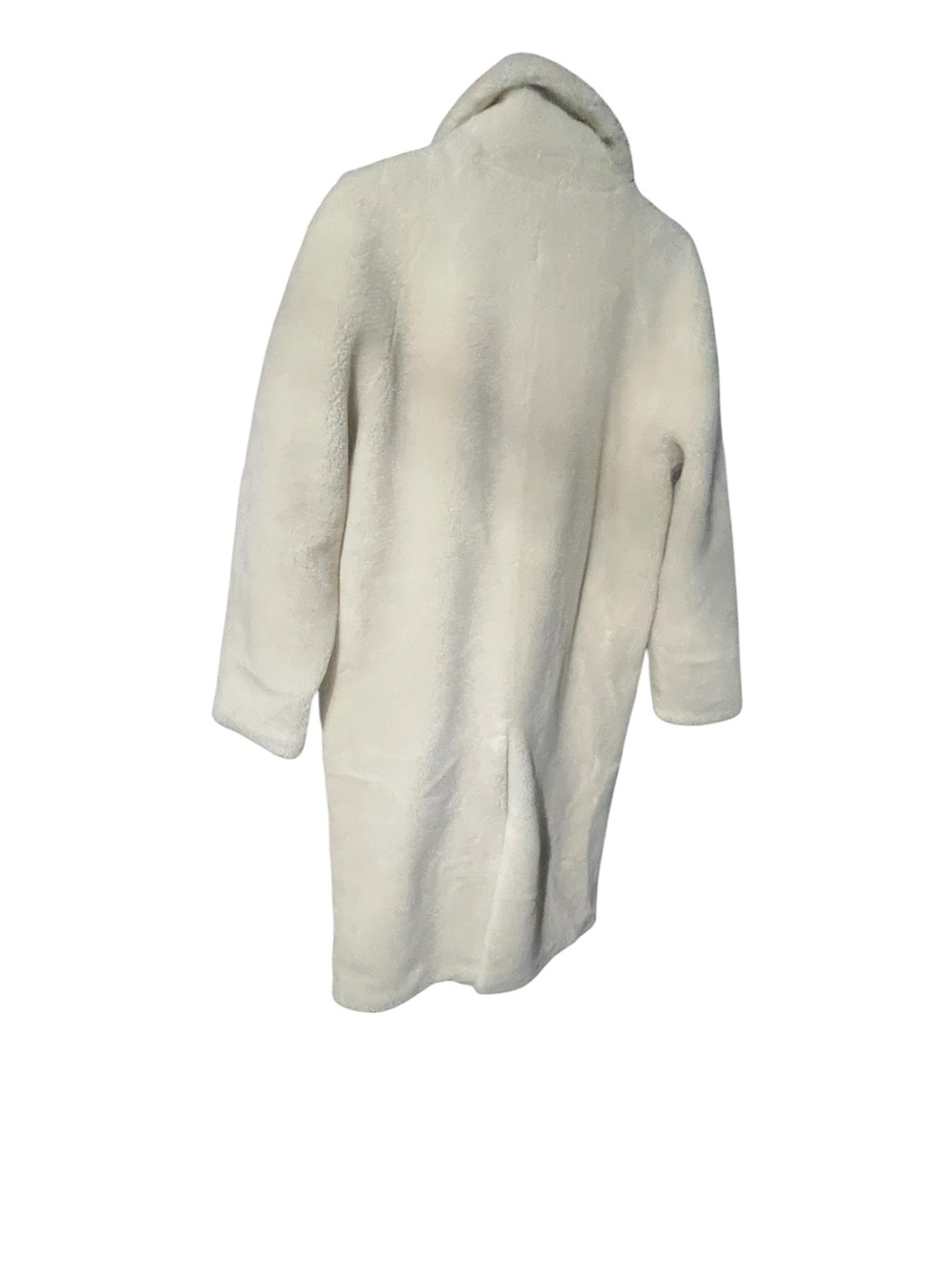Rebecca Minkoff Cream Faux Shearling Coat